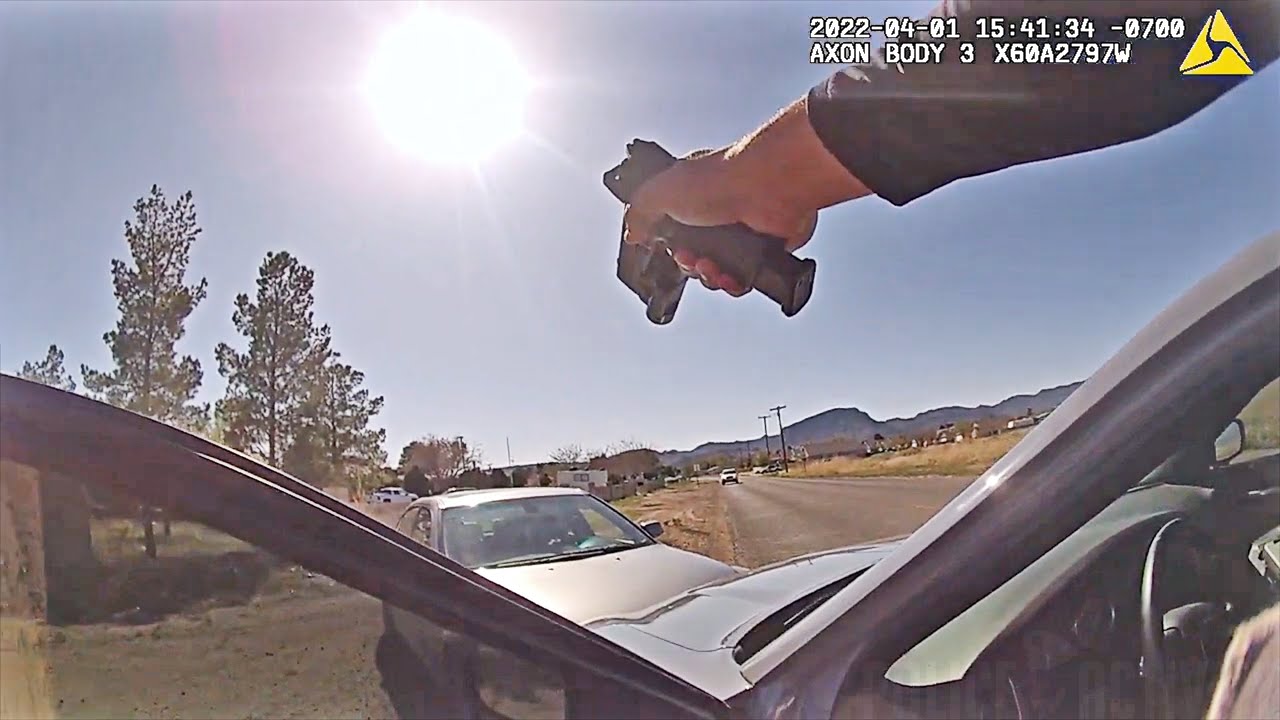 Arizona Detective Face Off With Armed Suspect Rapidly Firing a Fully Automatic Gun in Wild Shootout