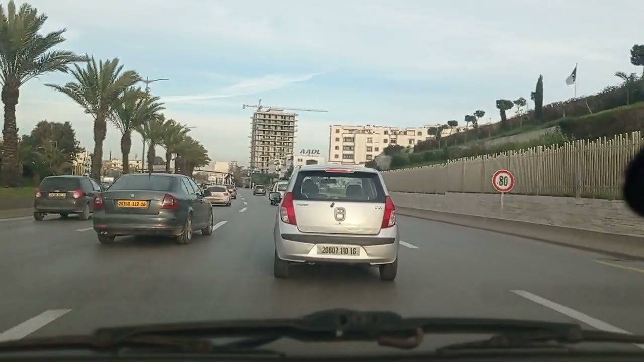 Lost In Algiers - How to drive back to National Highway 5 (Ben Aknoun Motorway) from N1