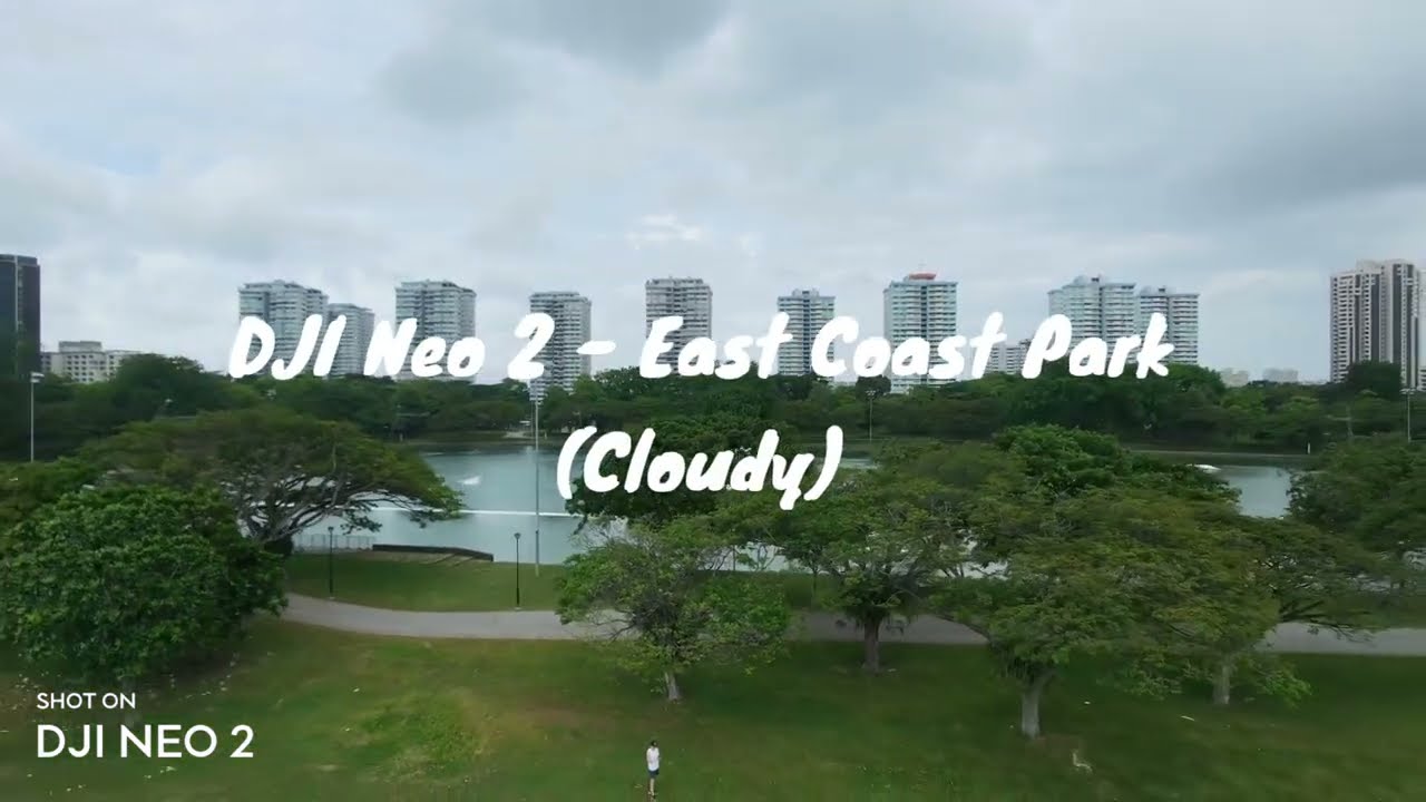DJI Neo 2 Drone - East Coast Park (Cloudy)