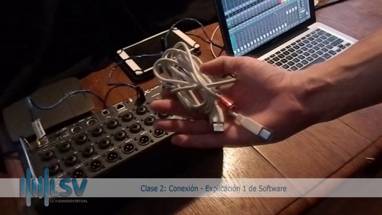 Conexión y explicación del software BEHRINGER XR18