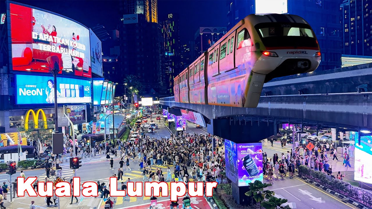Bukit Bintang Shibuya style  Crossing At Night | Kuala Lumpur