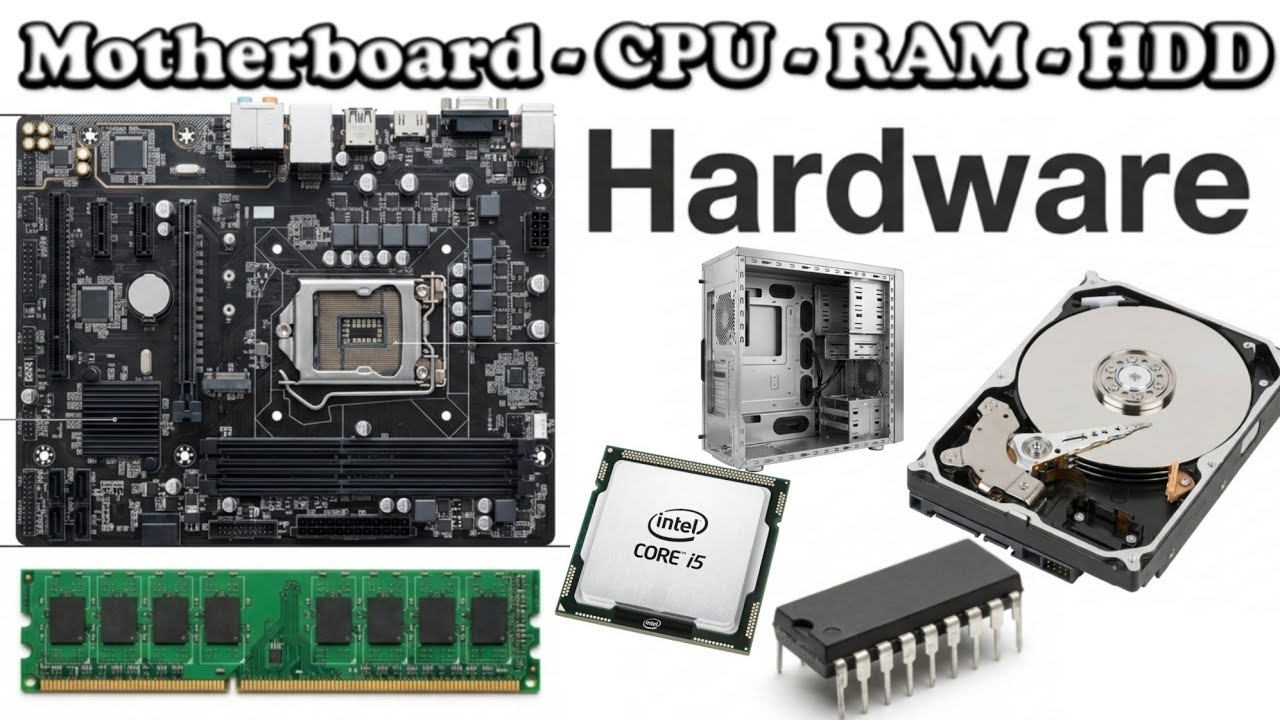 Internal Hardware: CPU, RAM-ROM, HDD • IT Lec 3 | الهاردوير الداخلي للكمبيوتر 