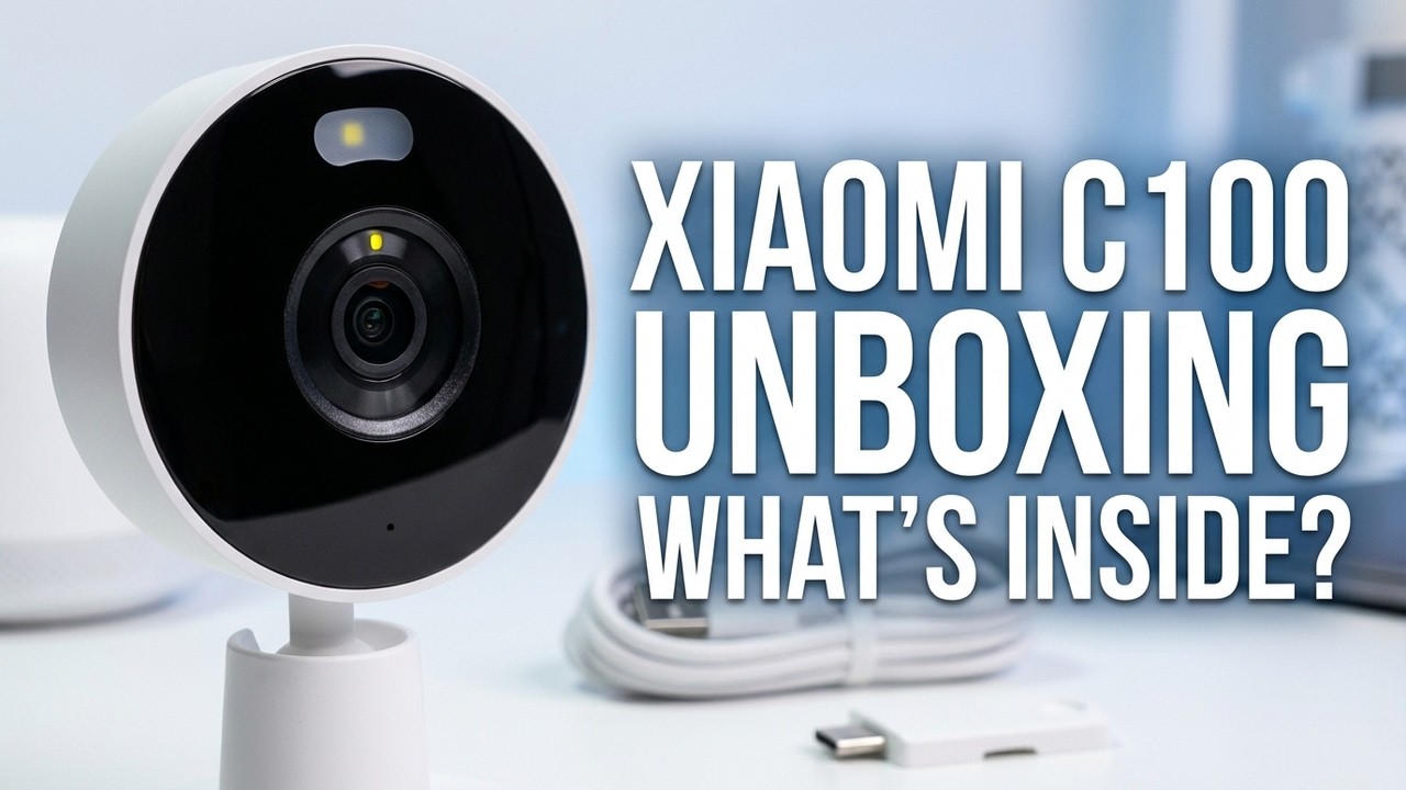 Xiaomi Smart Camera C100 Unboxing