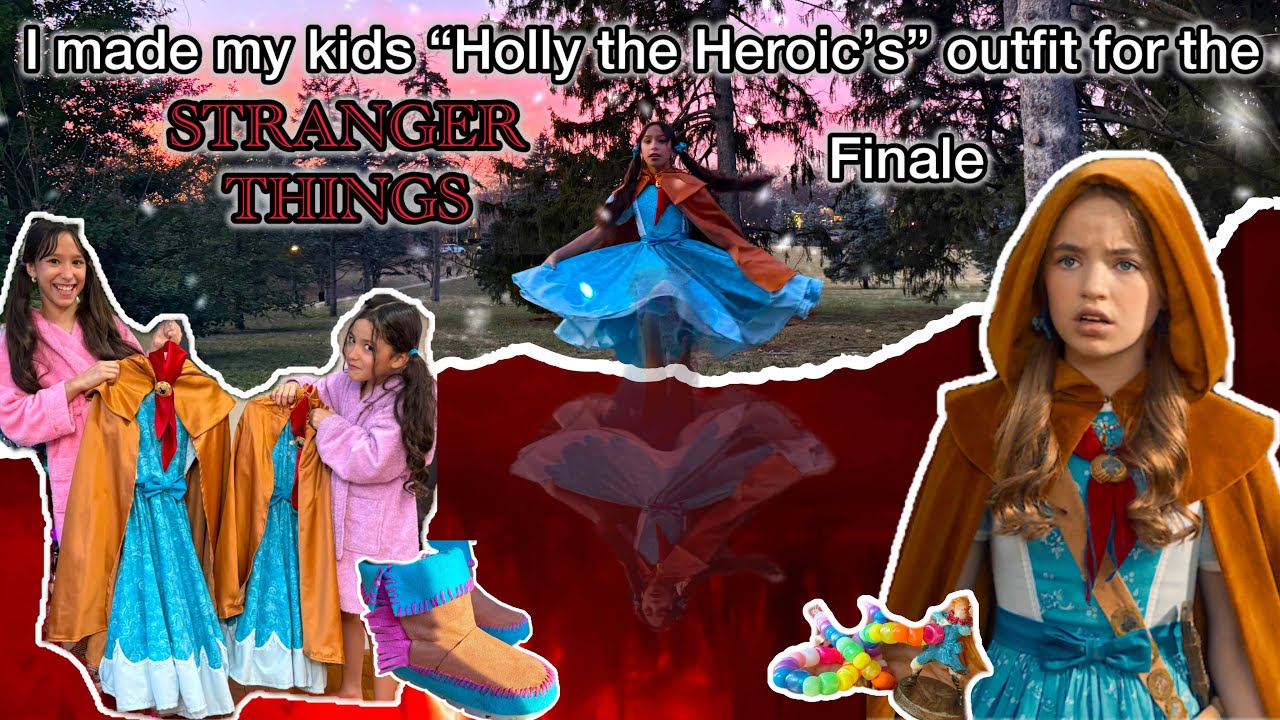 I made Holly the Heroic’s outfit for the Stranger Things grand Finale