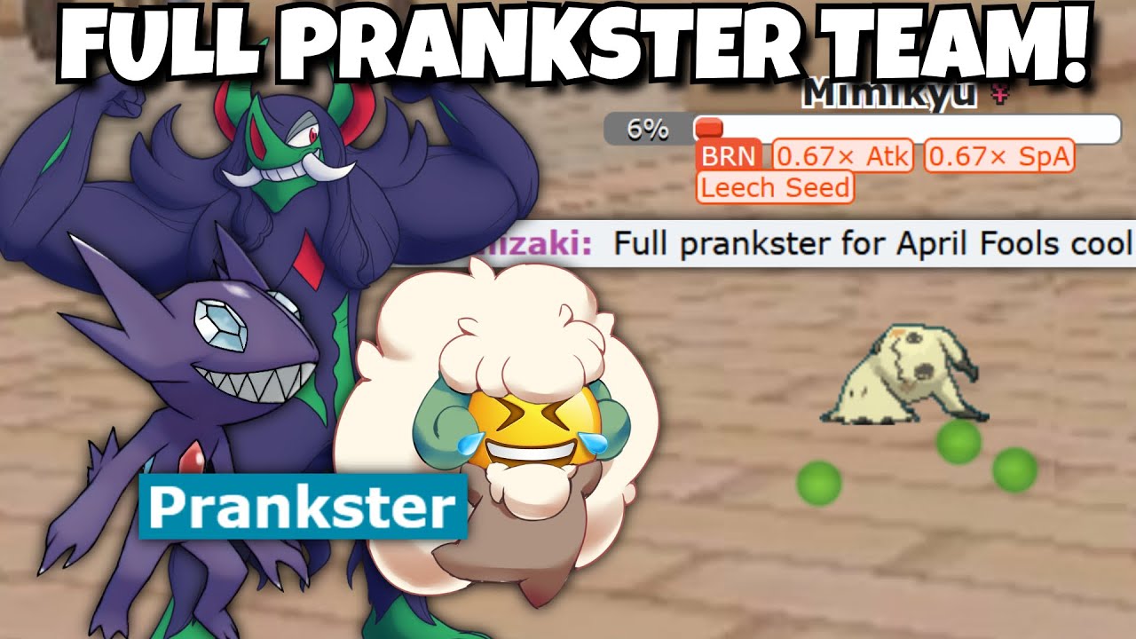 FULL PRANKSTER ABILITY TEAM DESTROYS POKEMON SCARLET AND VIOLET!