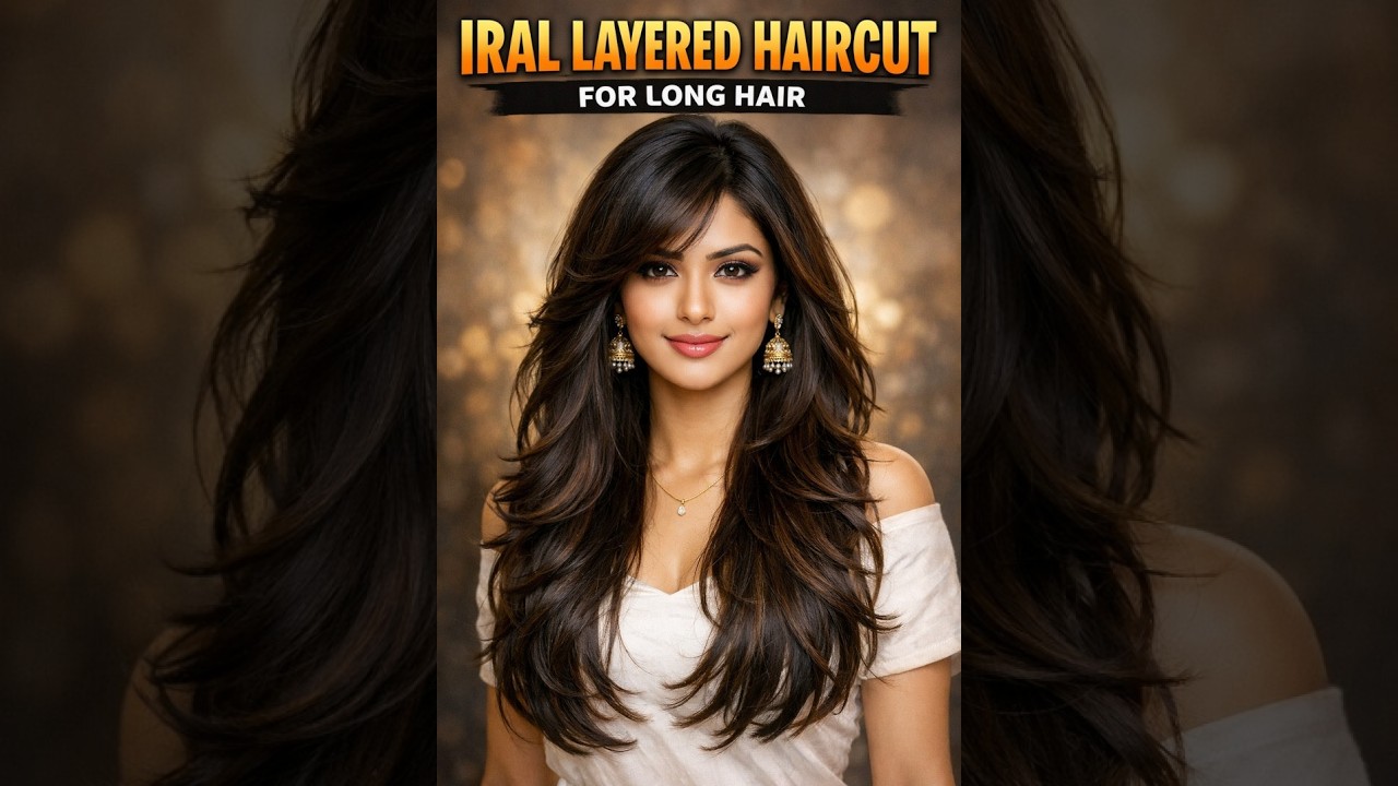 iral Layered Haircut for Long Hair: Ab Purvi Beauty Parlour me