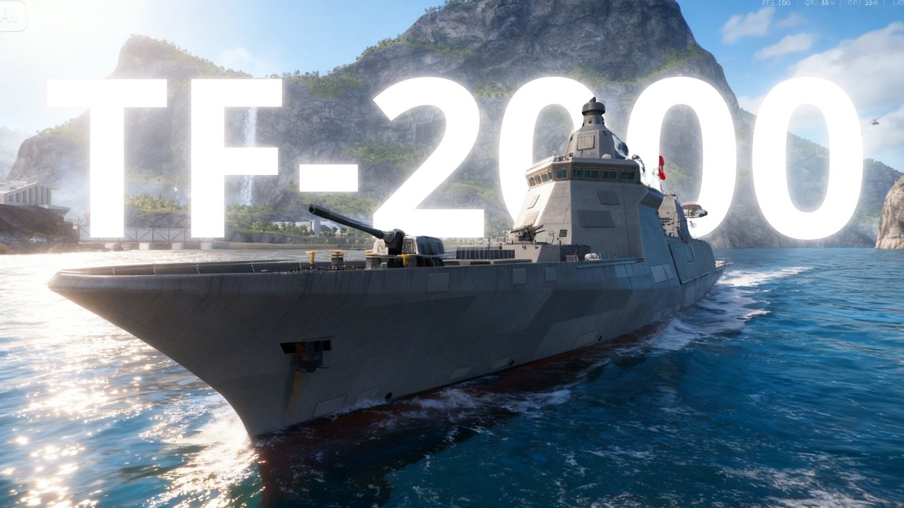 TF-2000 - This Ship Should ne OP if Autocannon Unlocked - Modern Warships