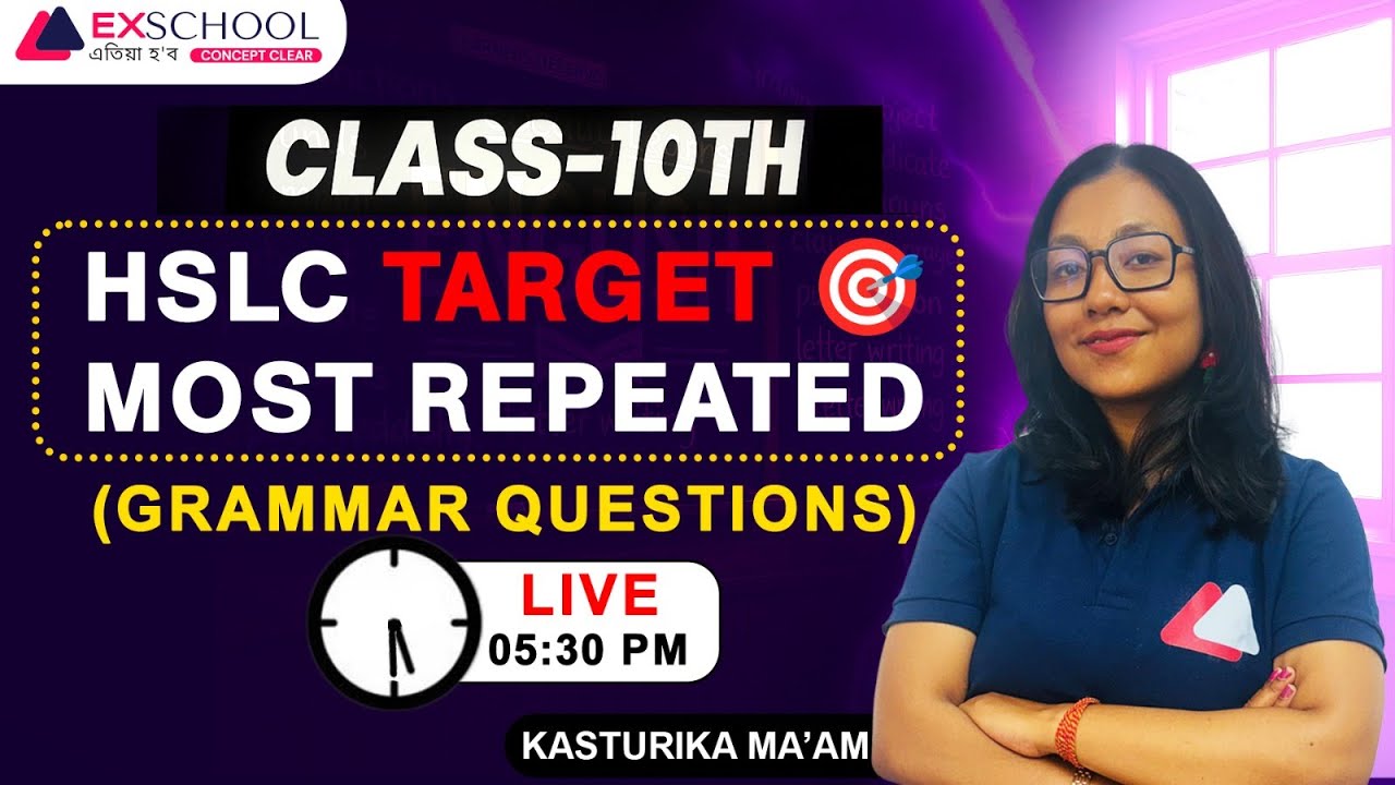 HSLC 2026 | Class 10 Grammar Most Expected Questions | Kasturika Maa'm