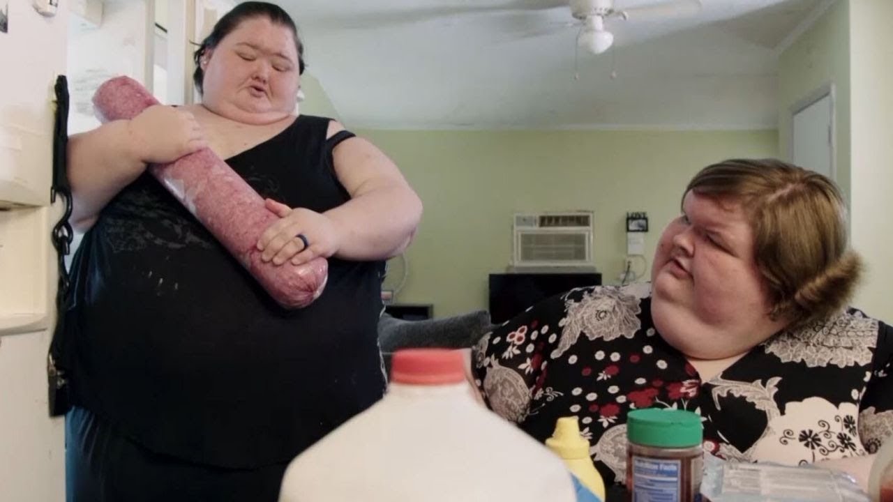 Siostry Slaton zrobiły porządki w kuchni i pozbyły się niezdrowego jedzenia![Siostry wielkiej wagi]