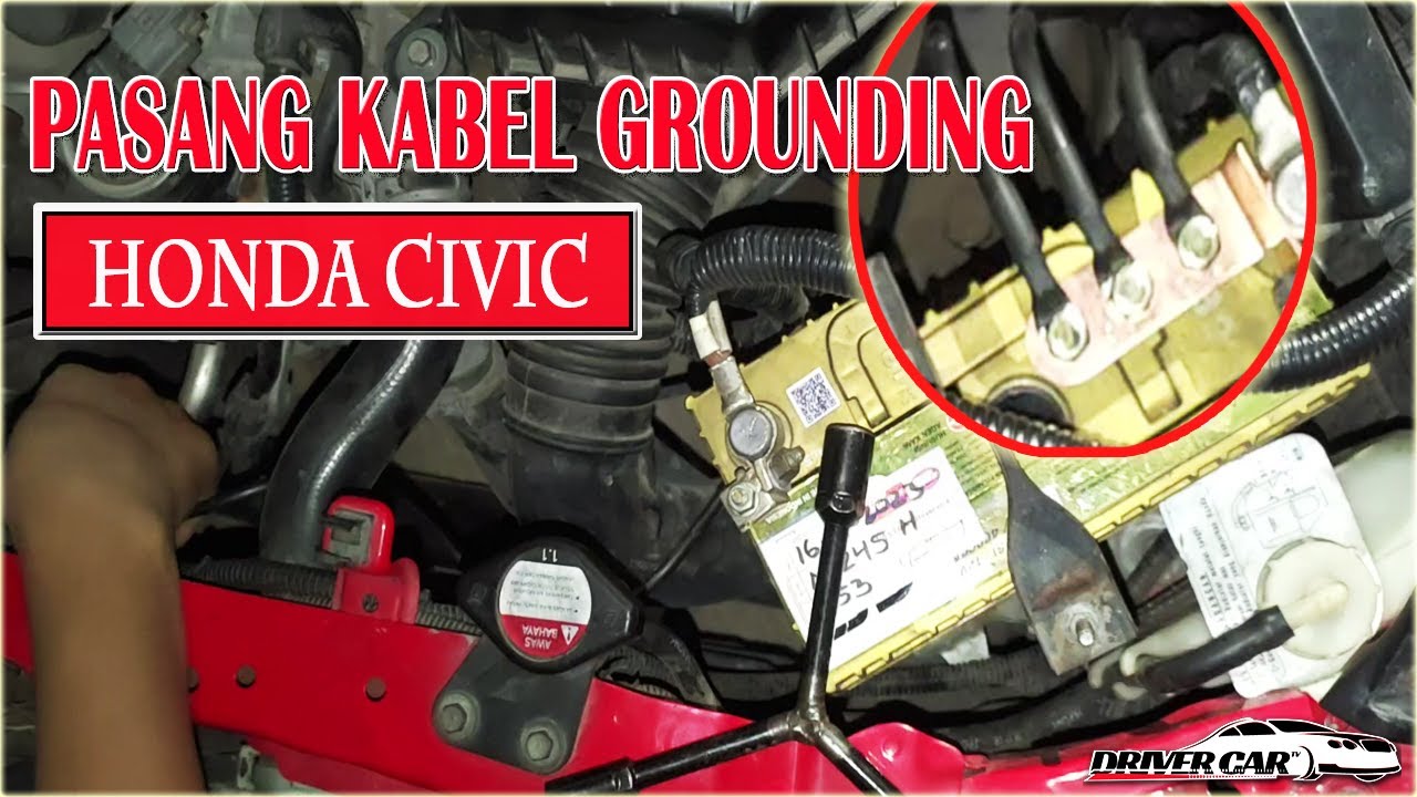 Pasang Kabel Grounding di Honda Civic FD