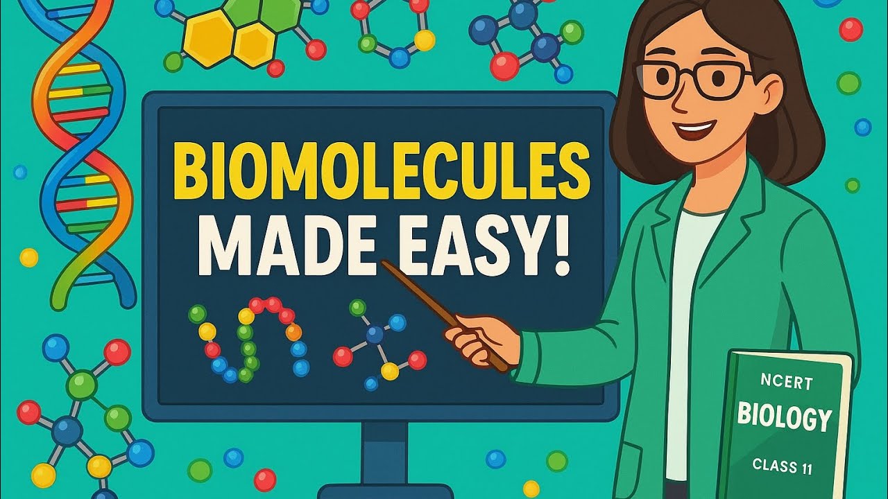 Biomolecules Made Easy! | Class 11 Biology Chapter 9 | Quick Revision for NEET & CBSE