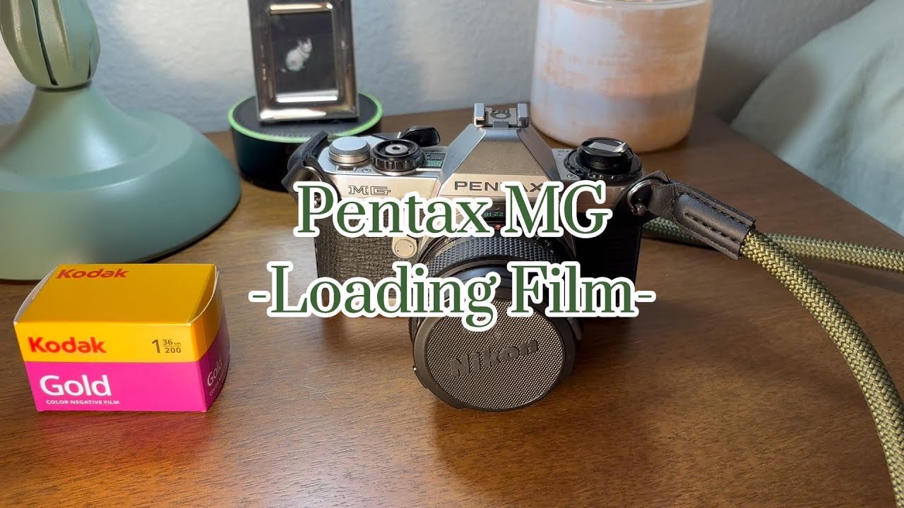 How to load film into the Pentax MG