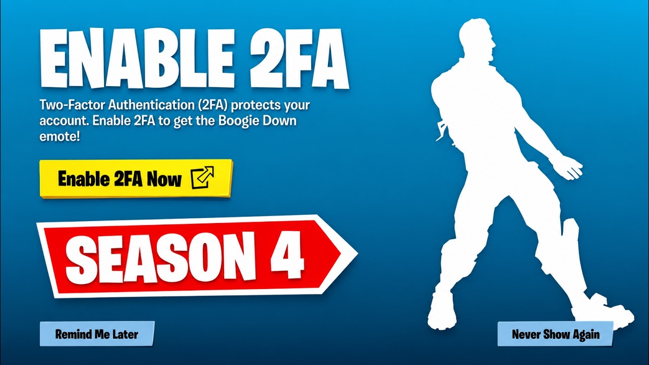 КАК ВКЛЮЧИТЬ 2FA В FORTNITE ГЛАВА 7 СЕЗОН 4! (ДВУХФАКТОРНАЯ АУТЕНТИФИКАЦИЯ)