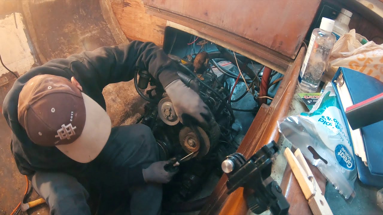 Ep. 4: Yanmar teardown begins - Refitting Reverie