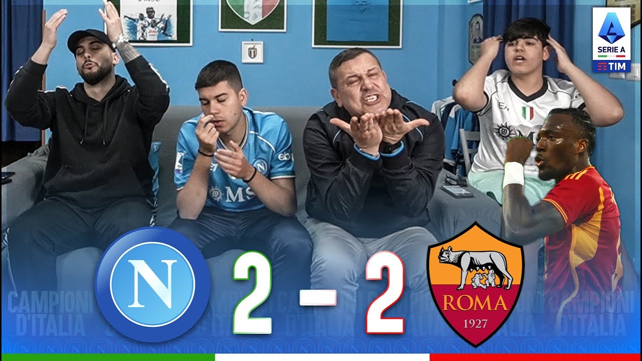 RIMPIANTO... NAPOLI-ROMA 2-2 | LIVE REACTION NAPOLETANI