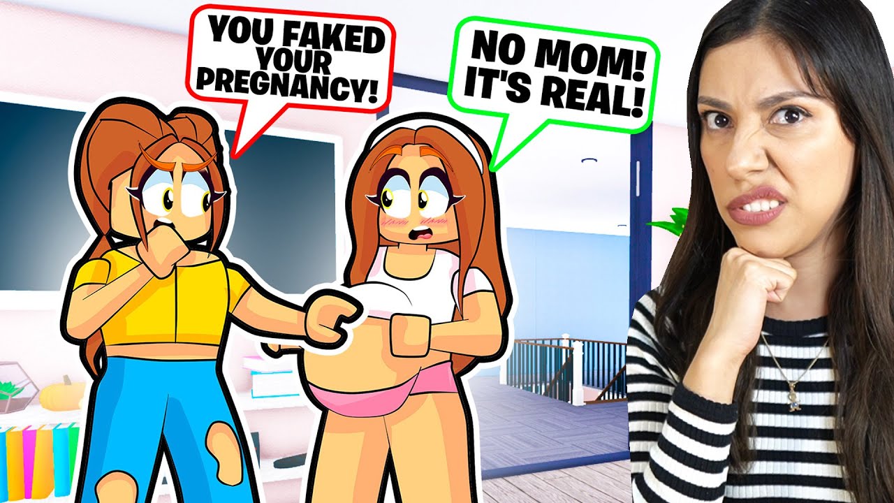 МОЯ ДОЧЬ СИМУЛИРОВАЛА СВОЮ БЕРЕМЕННОСТЬ! *ОНА РАЗЫГРАЛА МЕНЯ* (Roblox)