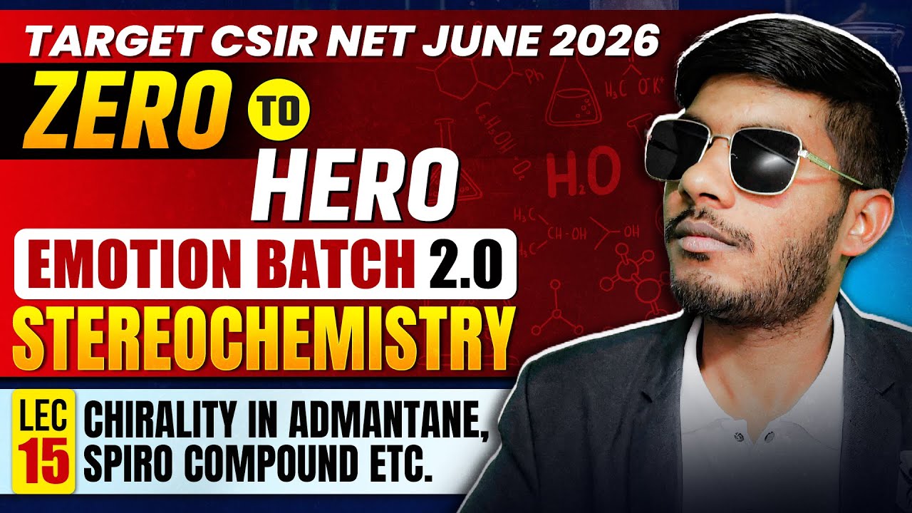 Chirality In Adamantane | Spiro Compound Etc. | Stereochemistry | CSIR NET Chemistry 2026 | IFAS