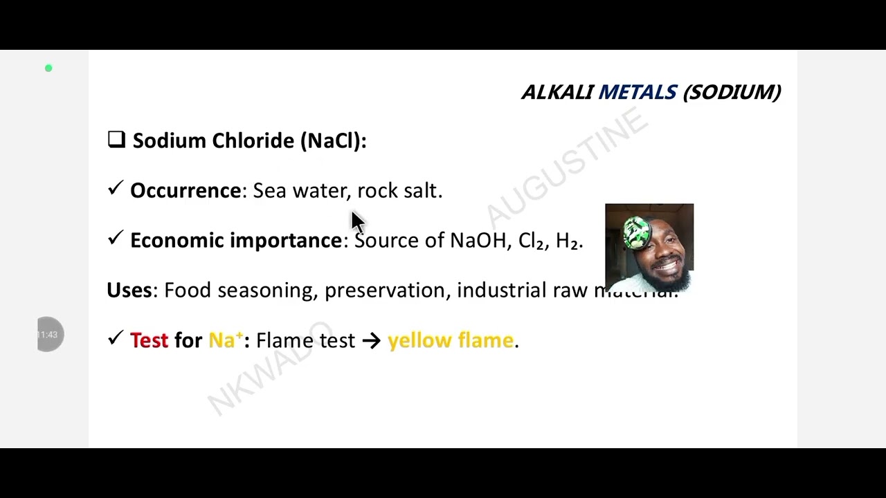 JAMB 2026 METALS & THEIR COMPOUNDS CHEMISTRY QUESTIONS - (JAMB SYLLABUS)