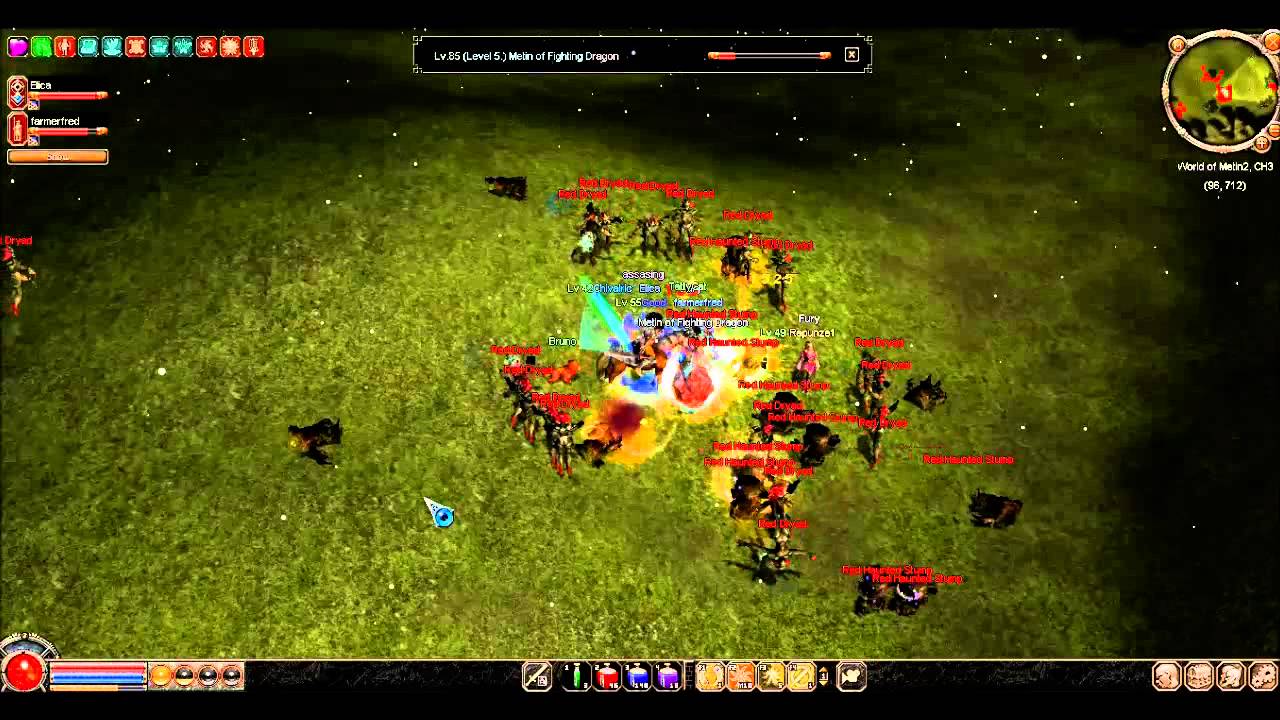 World of Metin2 Farming 85/90Lv Metin Stones