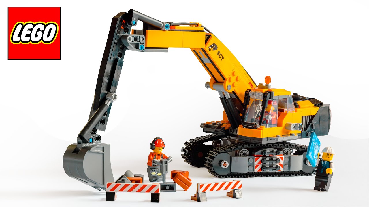 Yellow Excavator LEGO City Speed Build – 60420