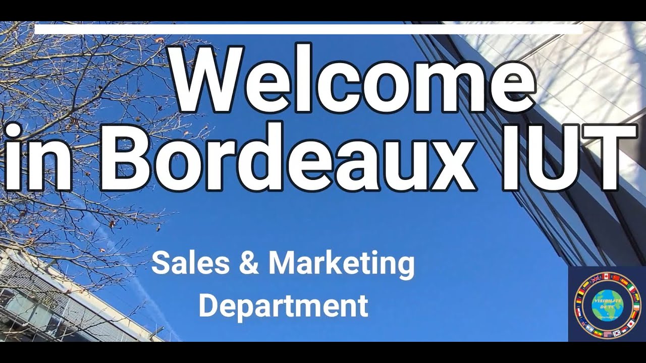 Bienvenue à l'IUT Tech de Co (Bordeaux Bastide)