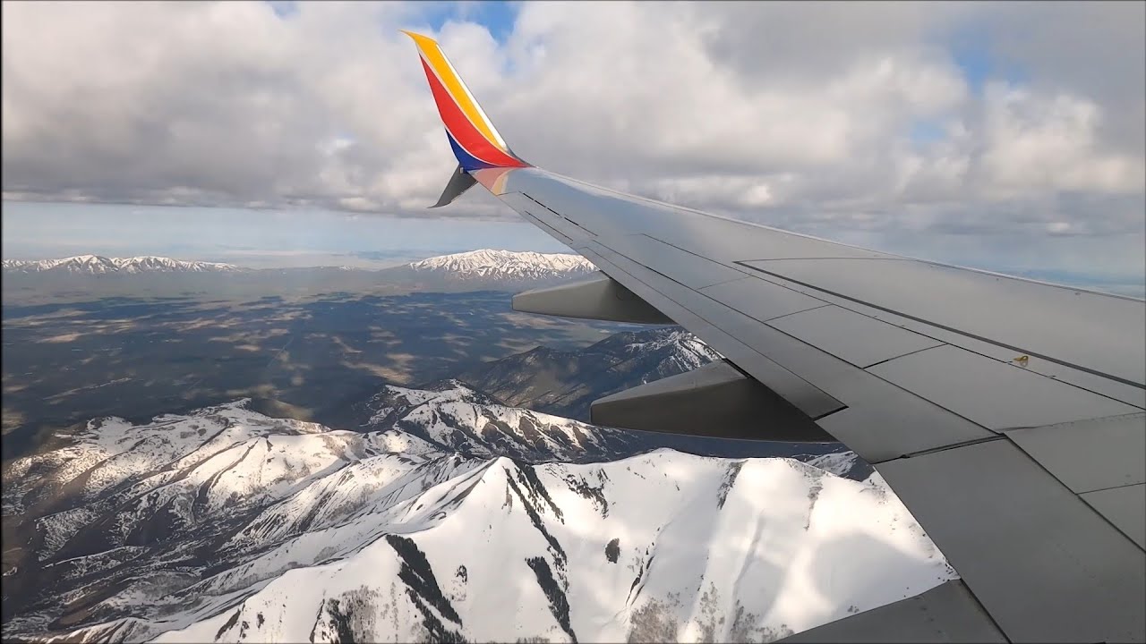 {4K} [FULL FLIGHT] Phoenix (PHX) - Salt Lake City (SLC) — Southwest — Boeing 737-7BD — N7739A