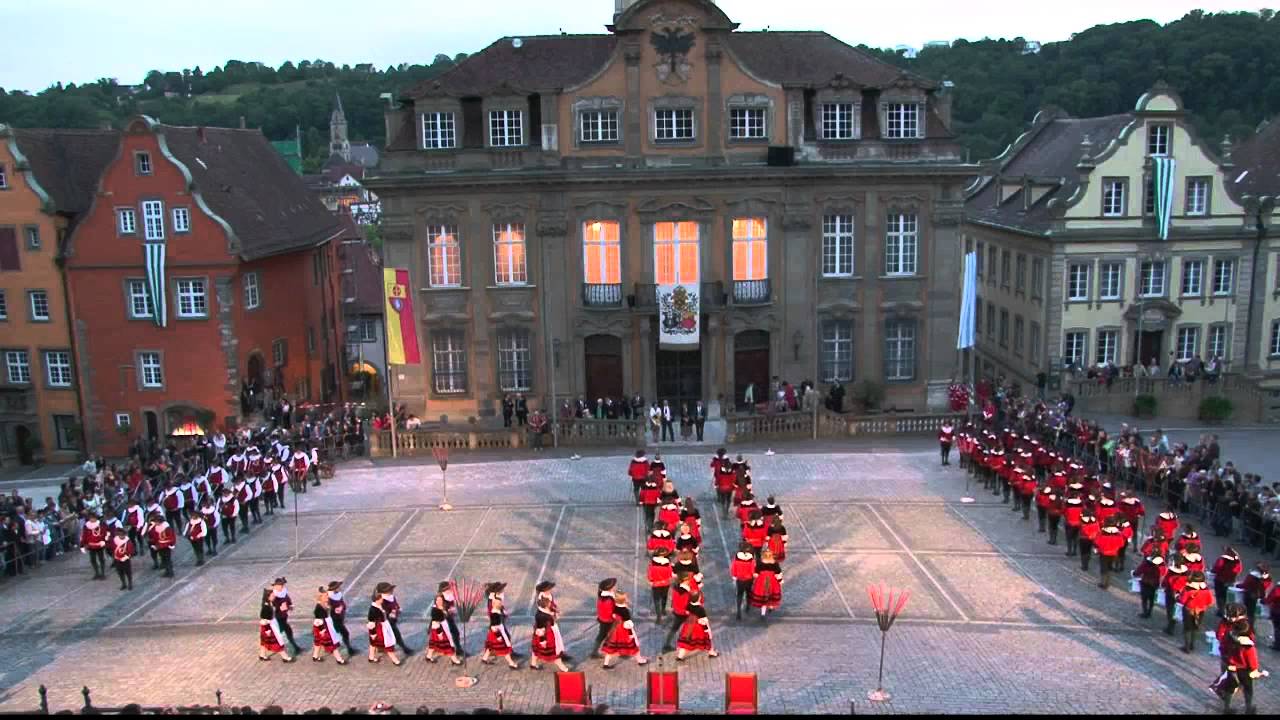Einmarsch der Schwäbisch Haller Sieder zum Fackeltanz am 12.6.11