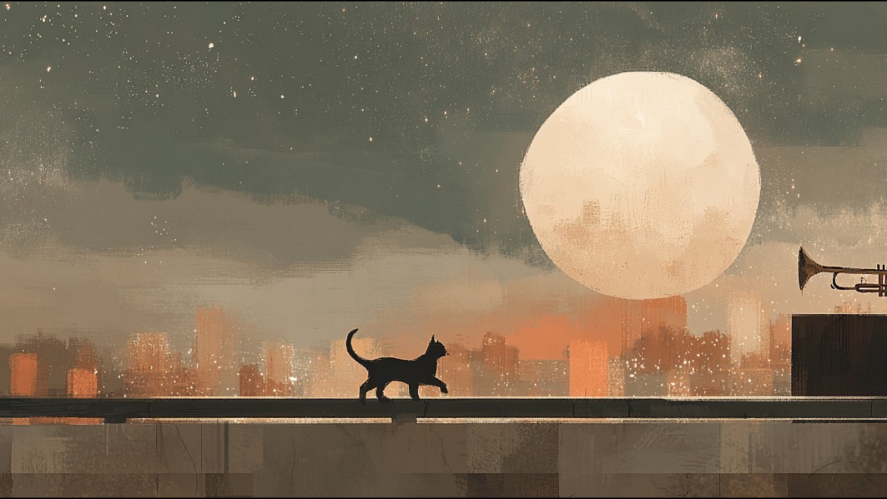 🌙 달빛고양이 BGM – Vol4 | 새벽의 경계