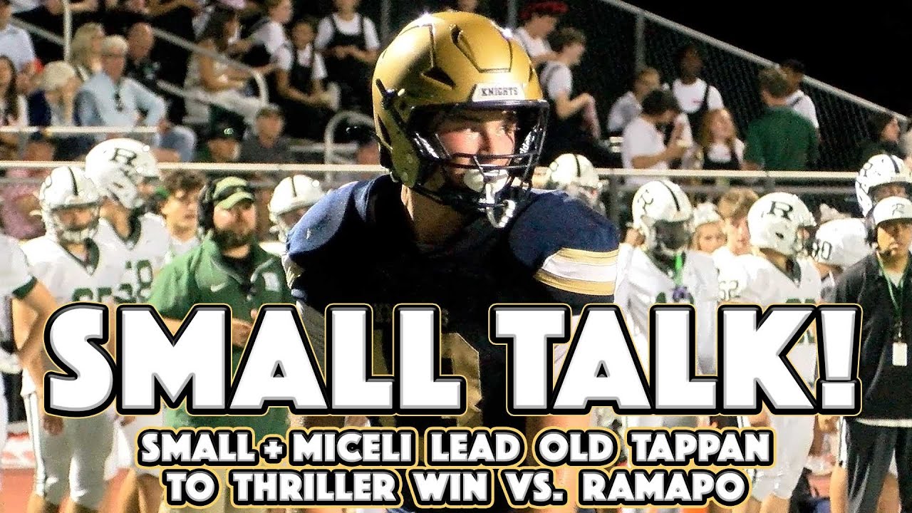 Old Tappan 28 Ramapo 24 | Основные моменты 3-й недели | Miceli + Small доминируют в Instant Classic!