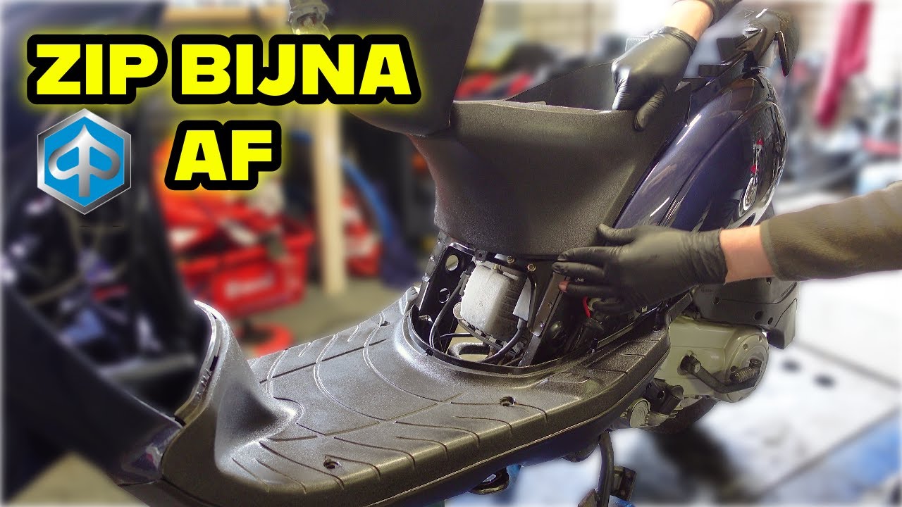 Dit Piaggio Zip Scooter Project is Bijna Klaar