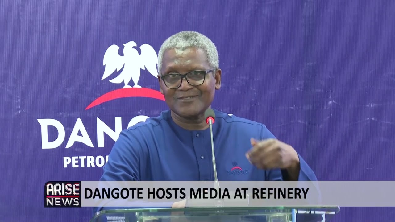 DANGOTE HOSTS MEDIA AT REFINERY