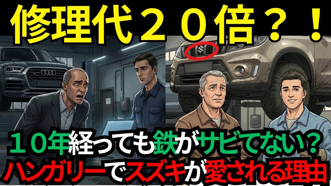 【10年後の答え合わせ】なぜスズキのフレームだけ錆びないのか？泥だらけのビターラが、最新ハイテク車より長生きする秘密