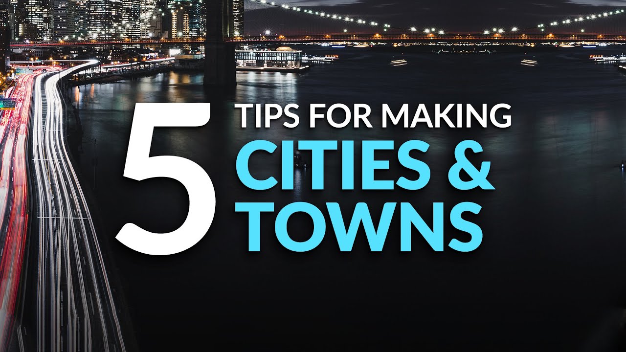 5 tips for worldbuilding cities and towns for DMs, authors and writers!
