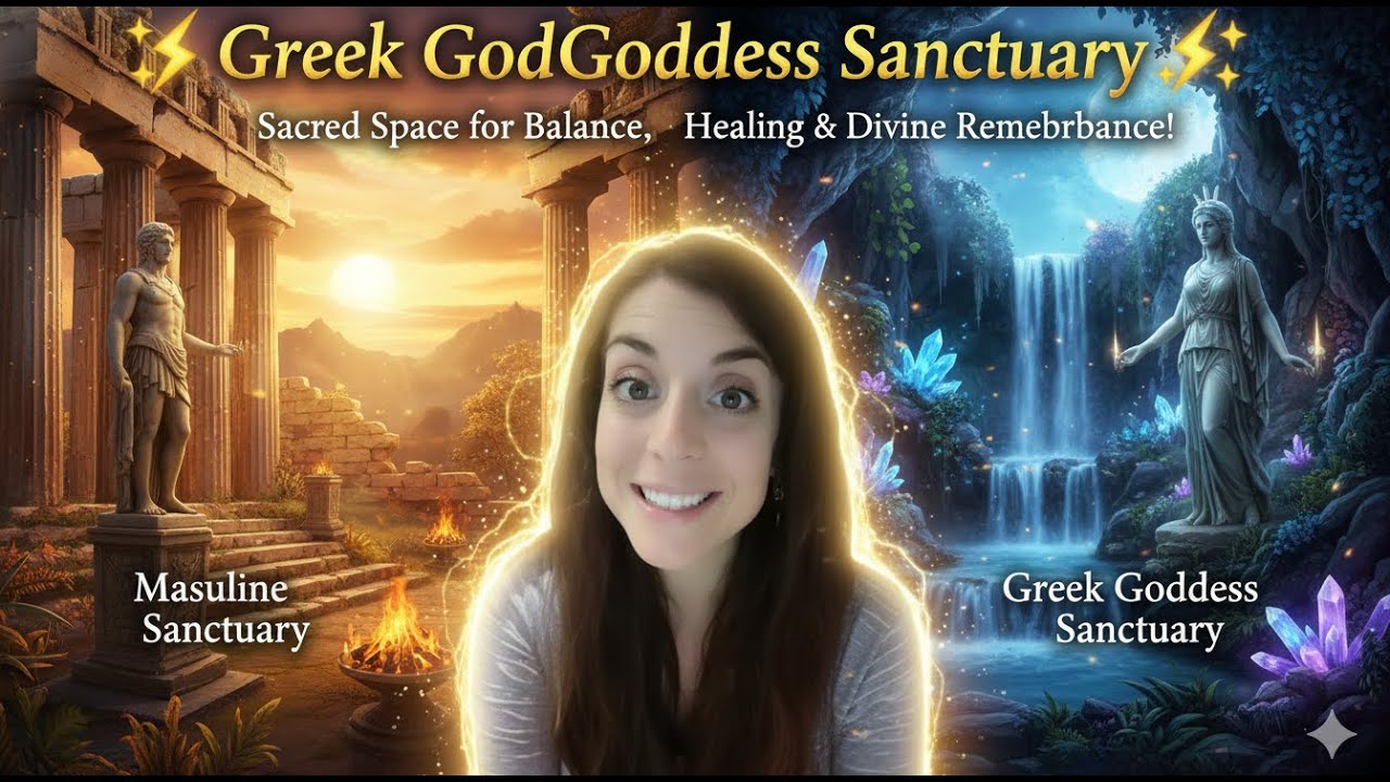 ✨⚡ Greek GodGoddess Sanctuary Sacred Space for Balance, Healing & Divine Remembrance! ⚡✨
