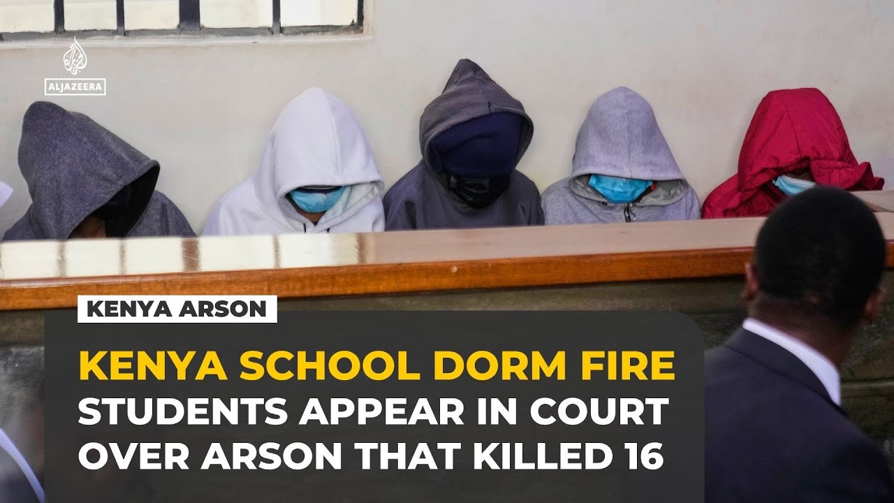 Nine girls held over Kenya school dorm fire as investigation continues