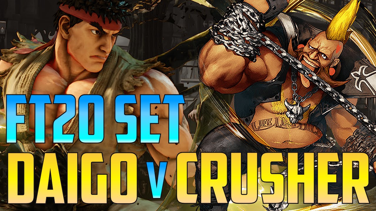 Street Fighter V / 5 - Daigo Umehara Vs Crusher0809 First To 20【1080p60 FT20 Set】