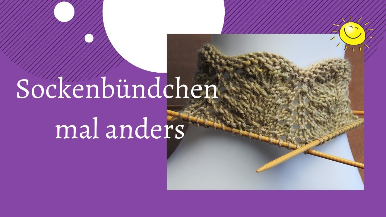 Sockenbündchen mal anders ☀️