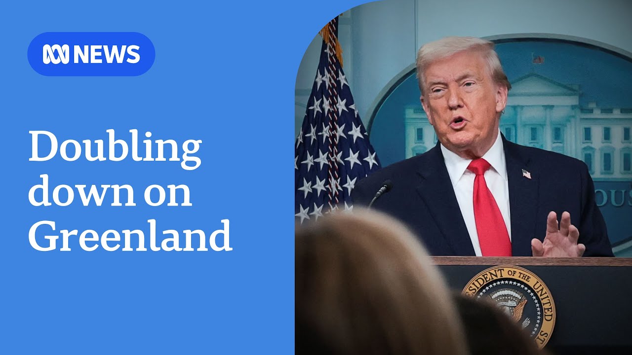 Trump says there's 'no going back' on Greenland ambition | ABC NEWS