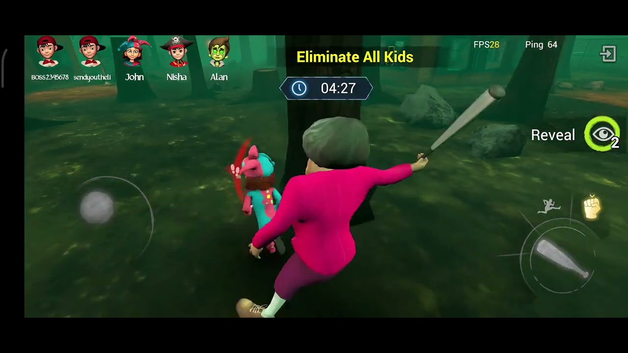 Scary Teacher 3D Deli &Ouml;ğretmen Oldum Ben Onları Yakaladım Avlamak &Ccedil;ok Muhteşemdi