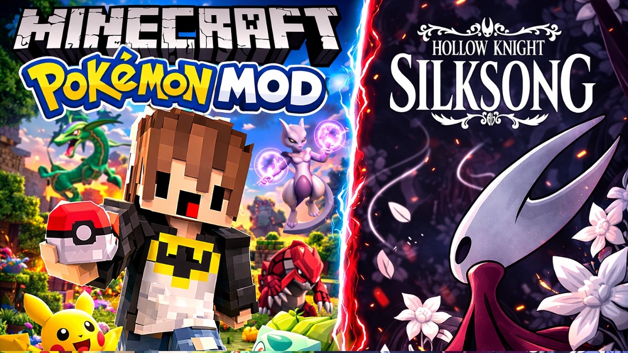 HOY SE SUFRE 💀 SILKSONG + POKÉMON en MINECRAFT 🔥
