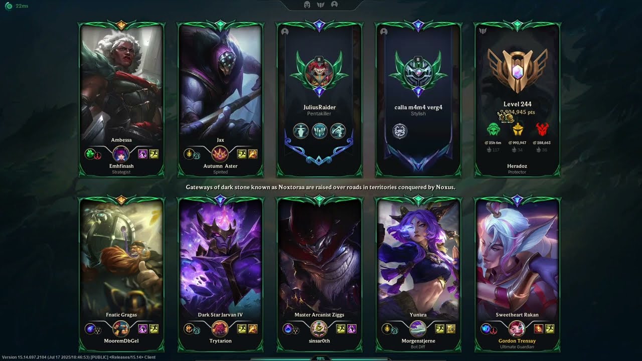Full Gameplay Echoes of Helia Rakan Emerald1 lobby || Full roam, Yunara low IQ