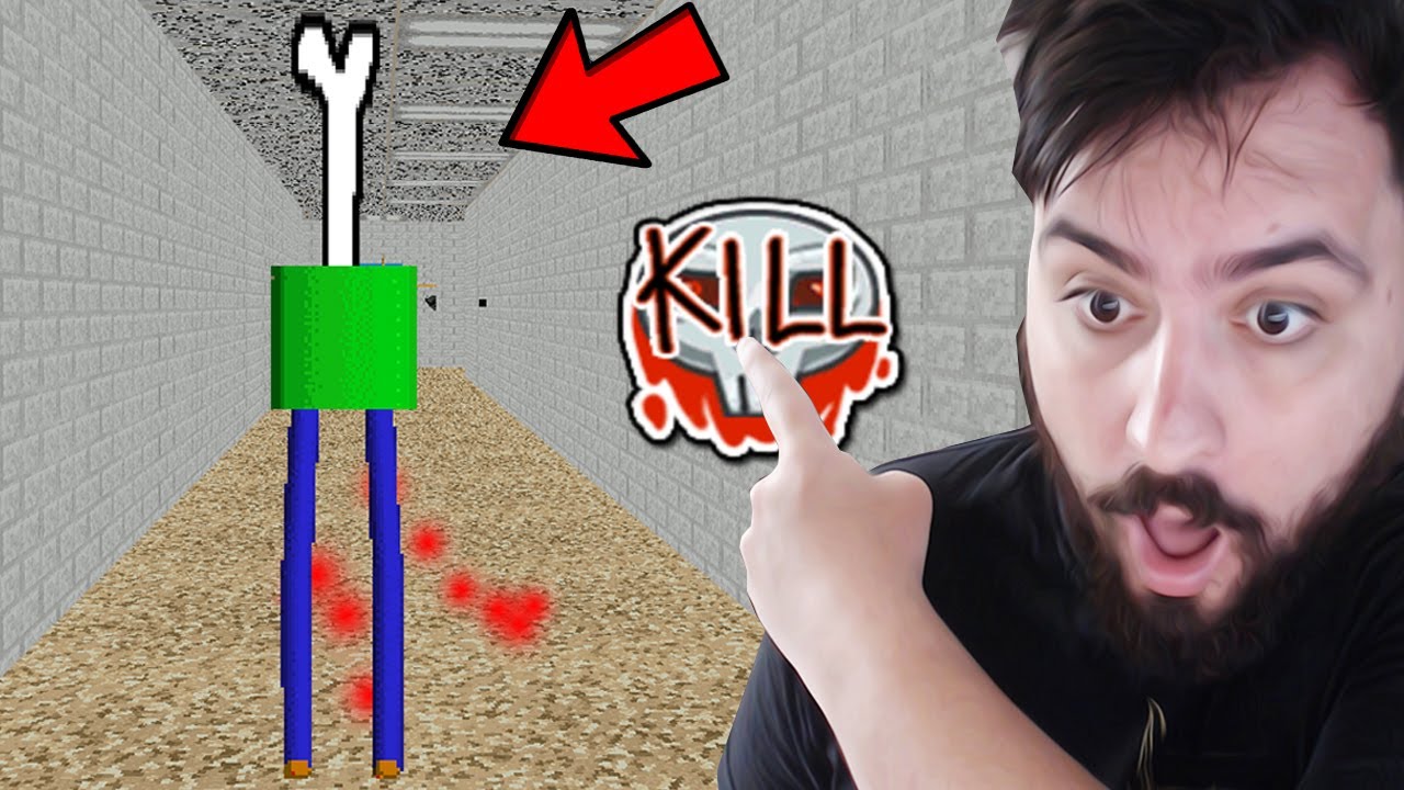 NOVO FINAL RUIM! SOU O IMPOSTOR E MATEI O PROFESSOR BALDI! - Baldis Basic In Education