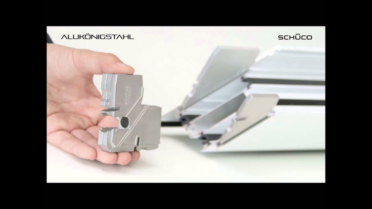 Schüco | ADS SimplySmart | 5 Kammern Aluminium Profilaufbau | Montagevideo