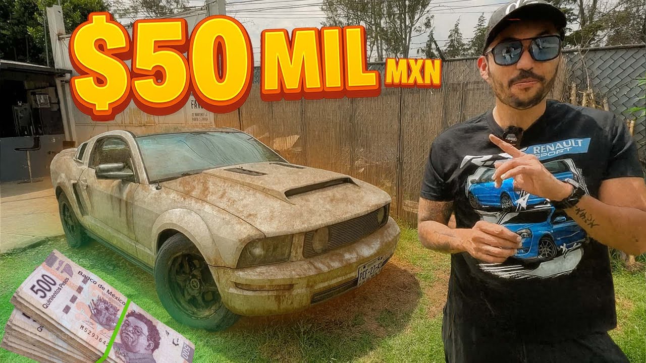 Compre un mustang ABANDONADO en $50 mil varos | RO&Ntilde;AS SOBRE RUEDAS