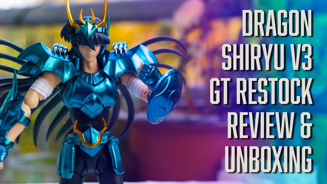 GT - Shiryu - Dragon V3 - Restock 2024 - Unboxing, Comparativa Bandai V3