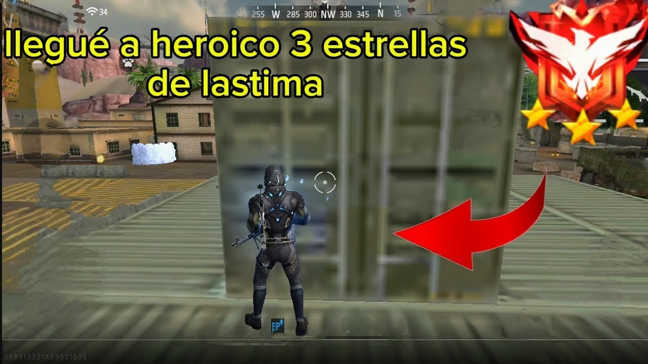 Llegué a heroico 3 estrellas de la forma más lamentable 😥 // FRE FIRE 