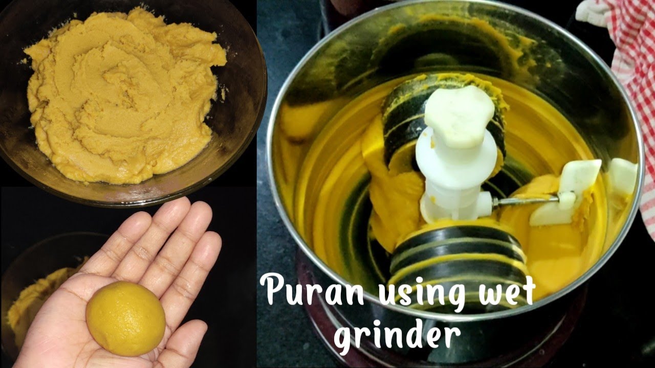 Chana Dal puran recipe using wet grinder