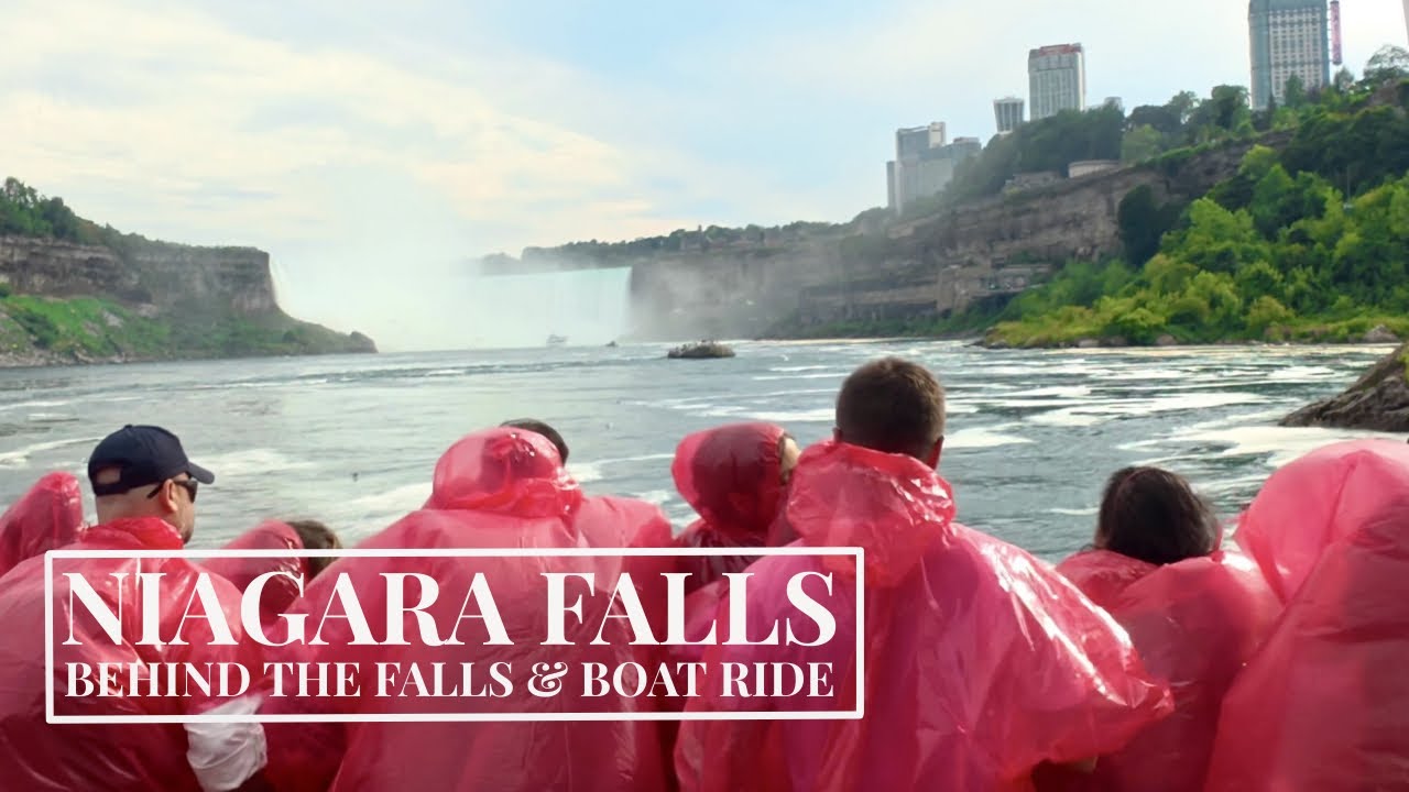 Niagara Falls 🇨🇦 in 4K | Journey Behind the Falls & Boat Cruise (Red Poncho Experience!)