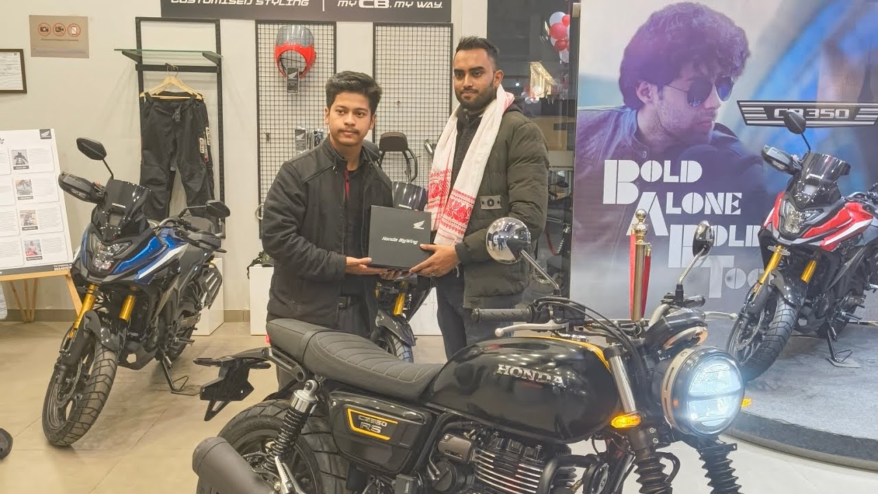 I bought my Dream bike | Delivery Vlog | Taking Delivery of My Honda CB 350 RS.#bikers #honda #rider