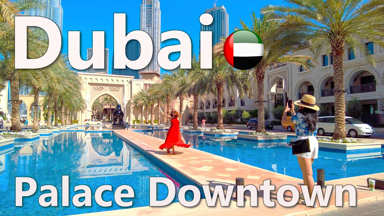 Dubai Palace Downtown Walking Tour 2023 4K🇦🇪